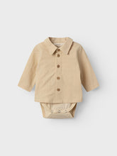 Lil 'Atelier - Ruba Langærmet Boxy Body Skjorte - Wood Ash